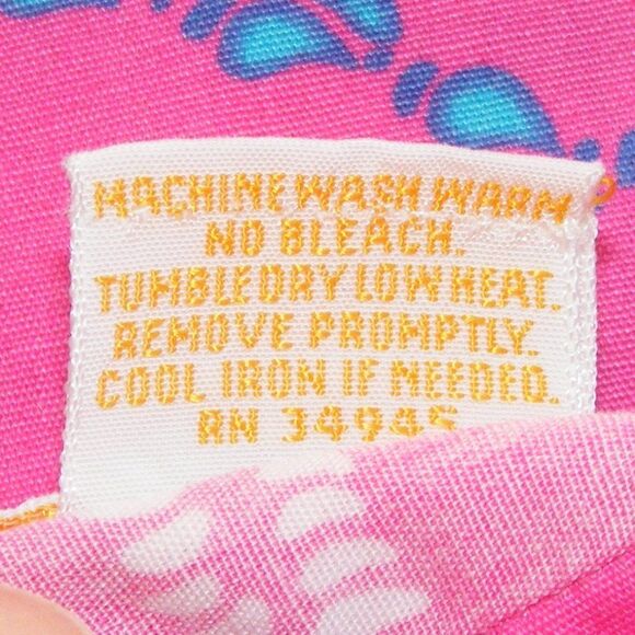 REYN SPOONER Hawaiian Shirt L Vintage, Pink, Button front, Short sleeves - Picture 9 of 9